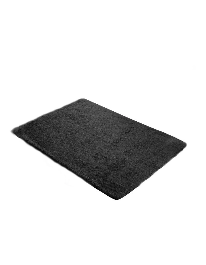 Marlow Shaggy Soft Pad Area Rug in Black image 1
