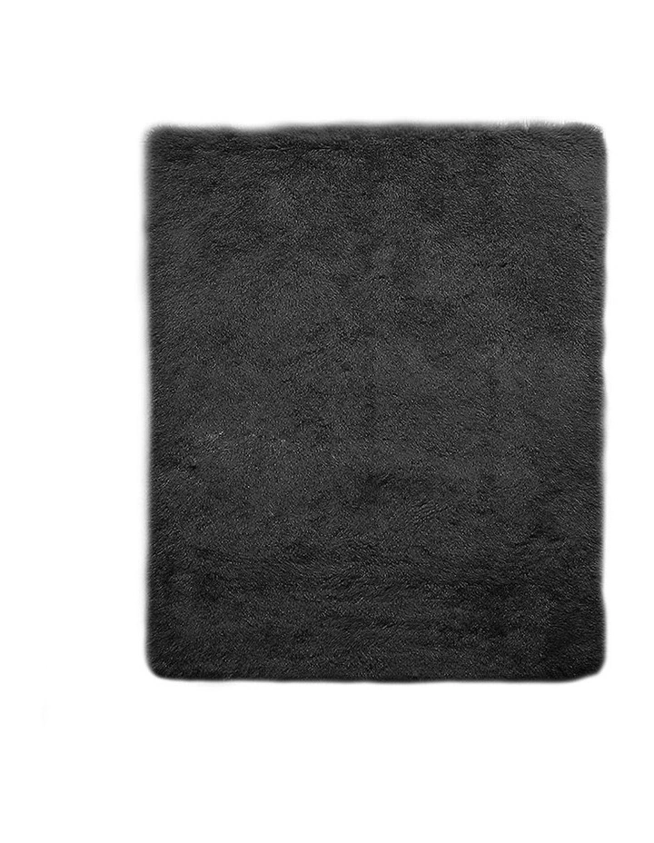 Marlow Shaggy Soft Pad Area Rug in Black image 2