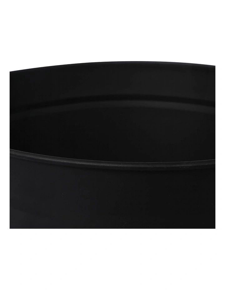 Wood Ash Bucket 22L in Matt Black image 5