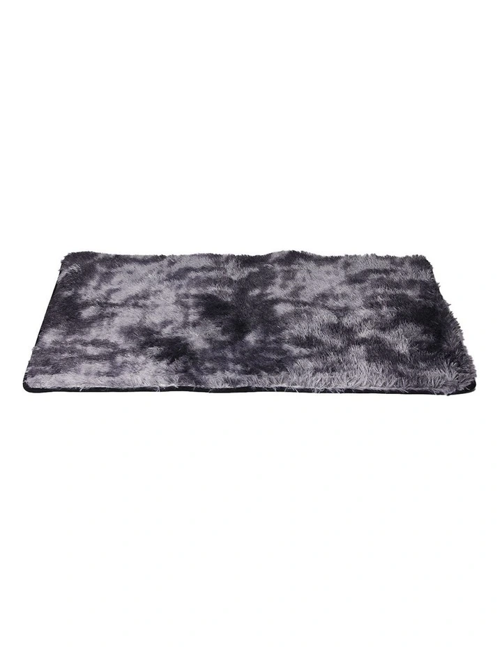 Shaggy Soft Tie-Dyed Large Area Floor Rug 160x230cm in Grey image 2