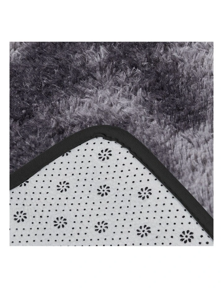 Shaggy Soft Tie-Dyed Large Area Floor Rug 160x230cm in Grey image 4