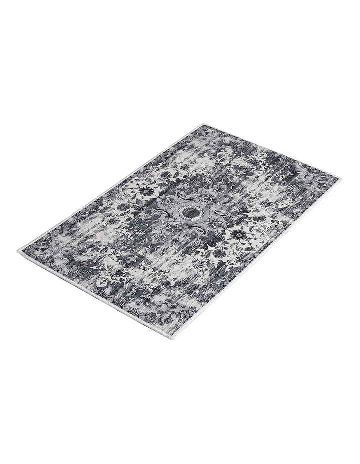 Shaggy Large Area Floor Mat Rug 50x80cm in Multi image 1