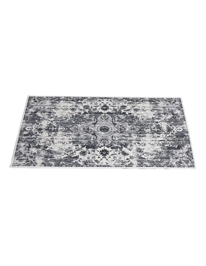 Shaggy Large Area Floor Mat Rug 50x80cm in Multi image 2
