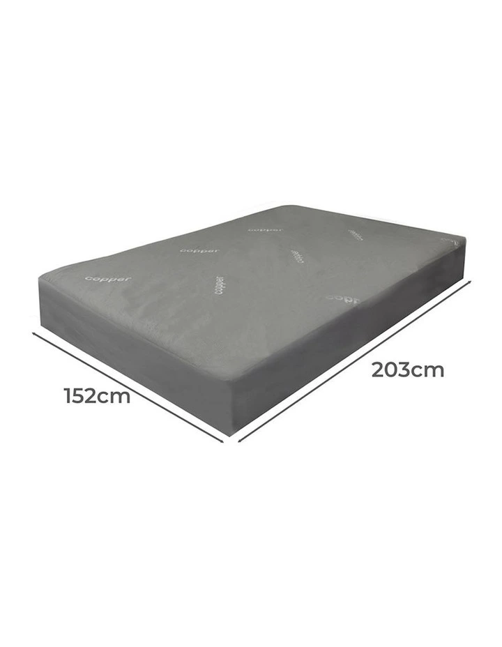 Pillowtop Mattress Protector Queen Cover in Grey image 3