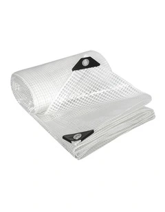 Heavy Duty Tent Waterproof Cover 3.65mx7.3m in Clear