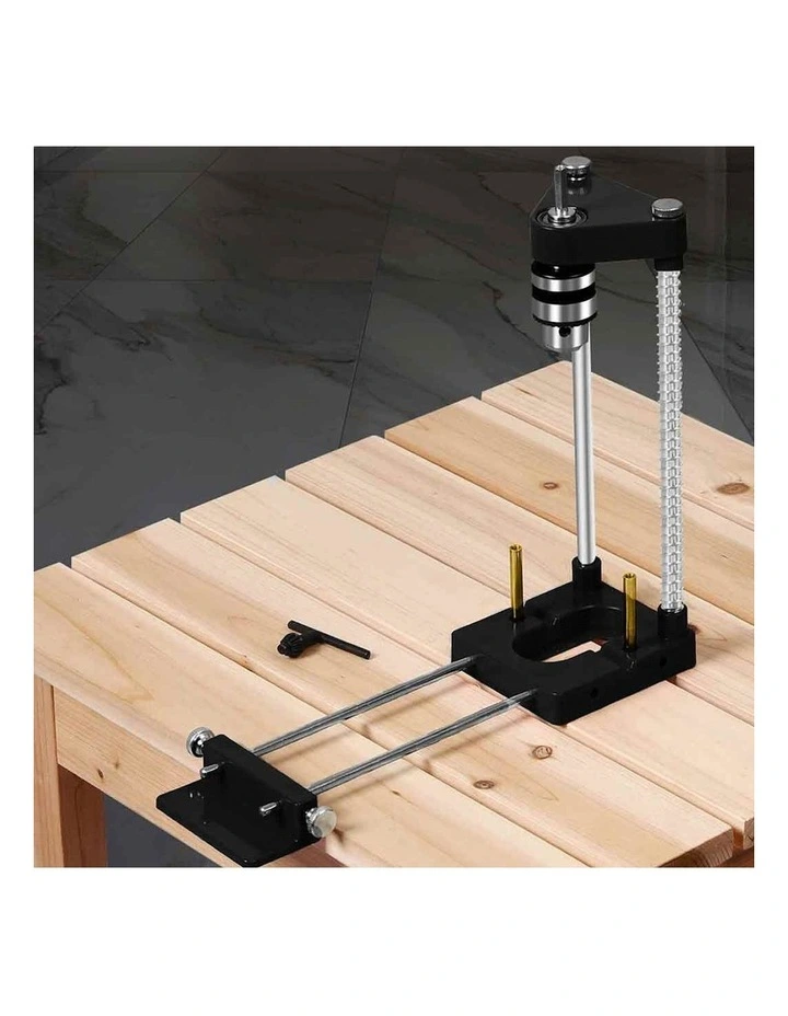 Drill Locator Alloy Steel Woodworking Drilling Guide Jig Adjustable in Assorted image 7