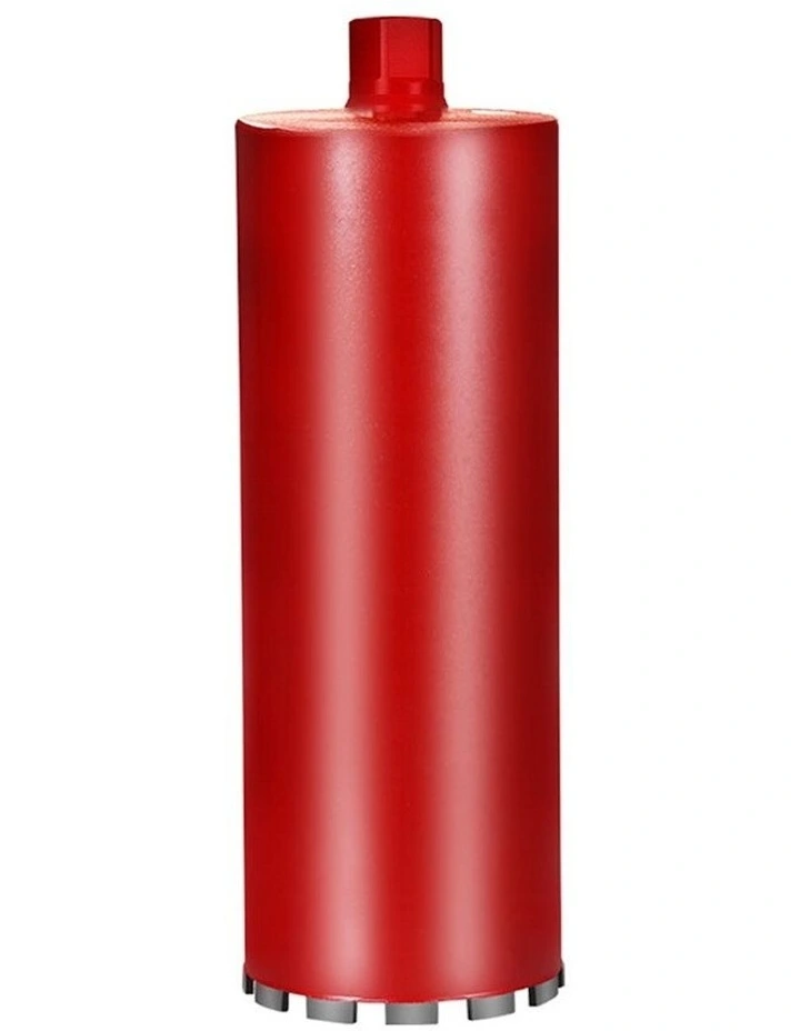 Wet Dry Concrete Stone Masonry 1-1/4 UNC Diamond Core Drill Bit 127mm in Red image 1