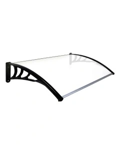 Window Door Awning Outdoor Canopy UV Patio Rain Cover DIY 1m X 1.5m in Transparent
