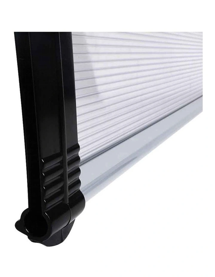 Window Door Awning Outdoor Canopy UV Patio Rain Cover DIY 1m X 1.5m in Transparent image 6