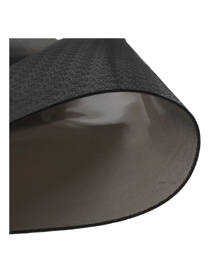 Round Chair Mat in Black image 3