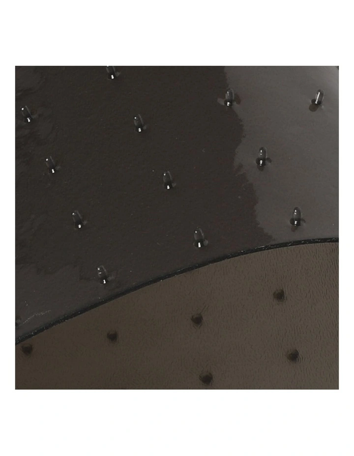 Round Chair Mat in Black image 5