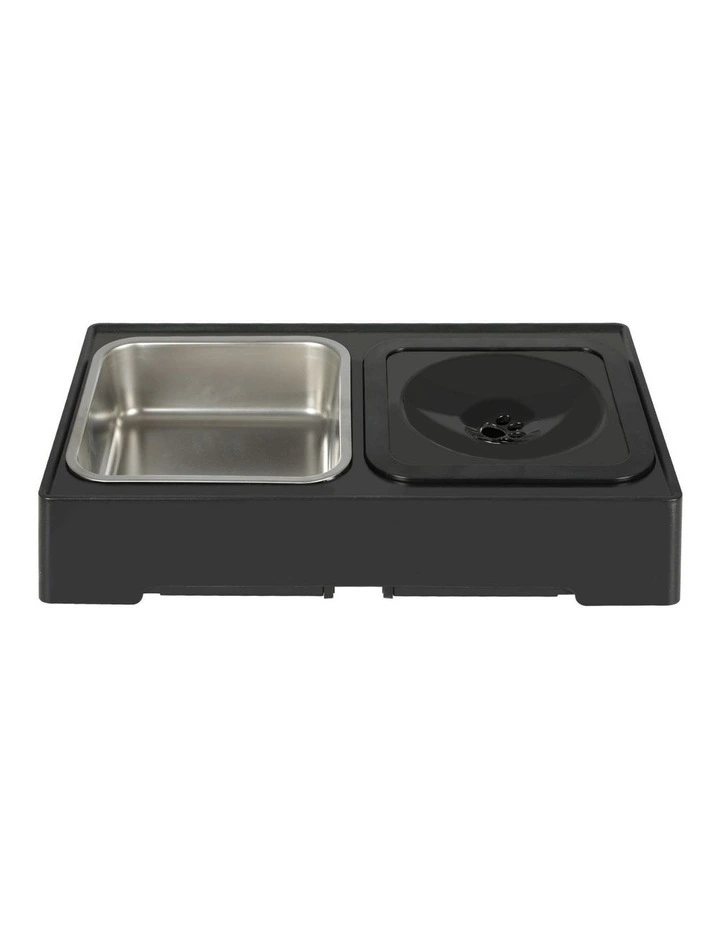 Non-Slip Bowl Elevated Pet Feeder in Black image 4