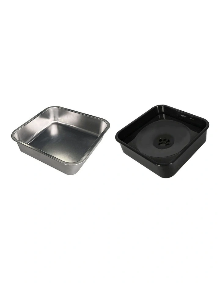 Non-Slip Bowl Elevated Pet Feeder in Black image 5