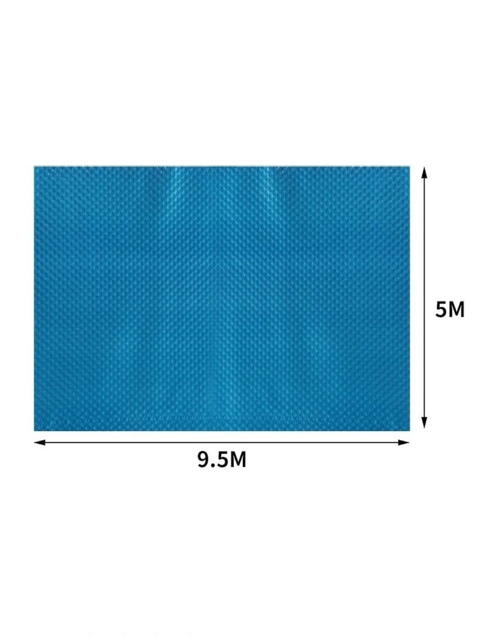 Solar Swimming Pool Cover 500 Micron Outdoor Bubble Blanket Heater 9.5 X 5m in Multi Multi image 3