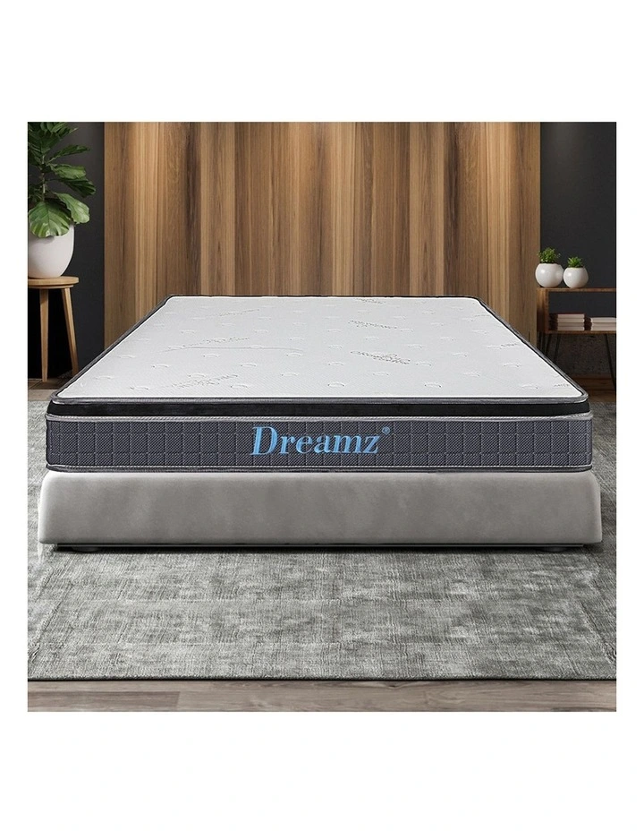 King Single Medium Firm Bedding Mattress 18cm in White image 7