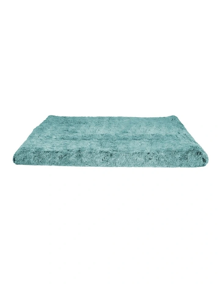 Washable Memory Foam Pet Calming Bed L in Green image 1