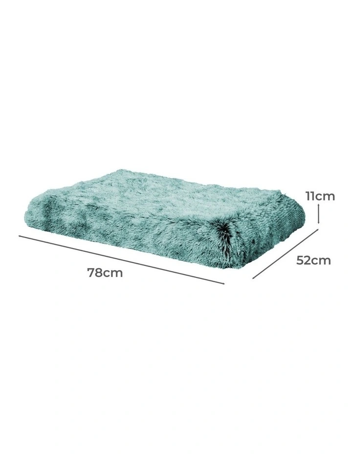 Washable Memory Foam Pet Calming Bed S in Green image 3