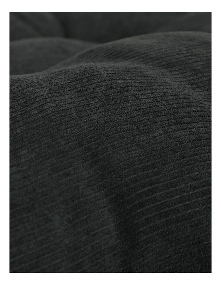 Washable Plush Pet Cushion Bed XL in Grey image 4