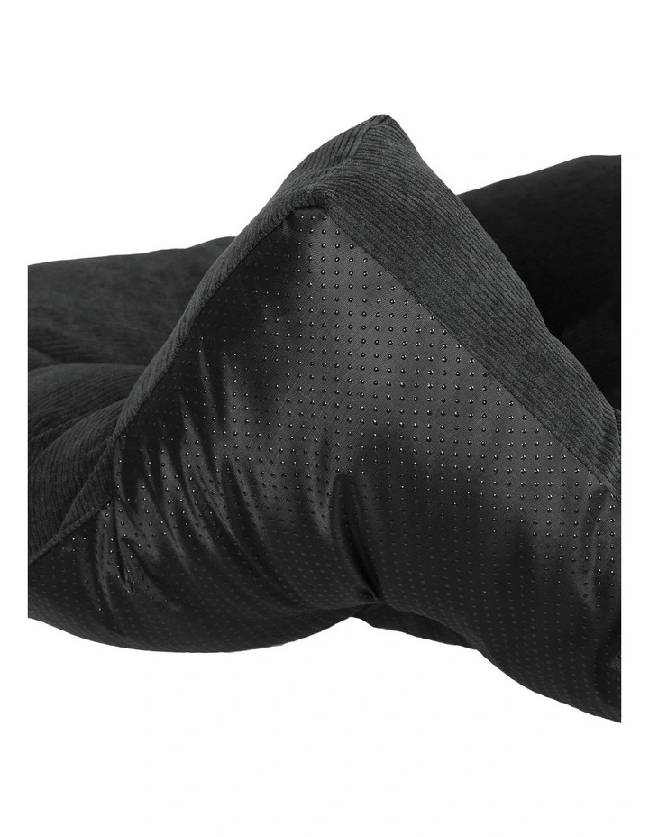 Washable Plush Pet Cushion Bed XL in Grey image 6