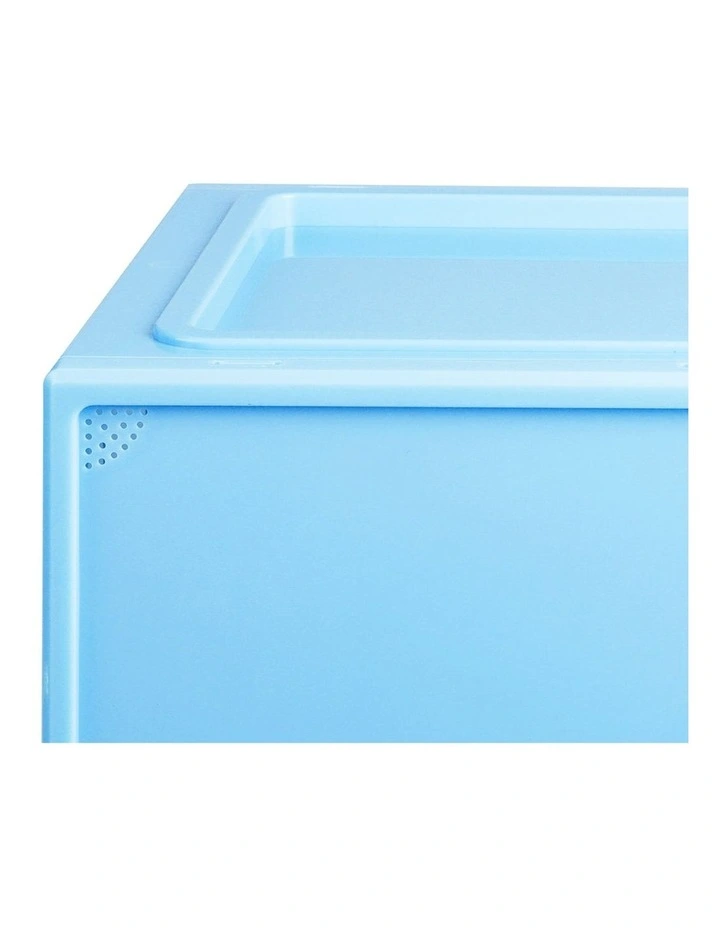 Sneaker Display Case Shoe Storage Box Clear Magnetic in Blue image 4