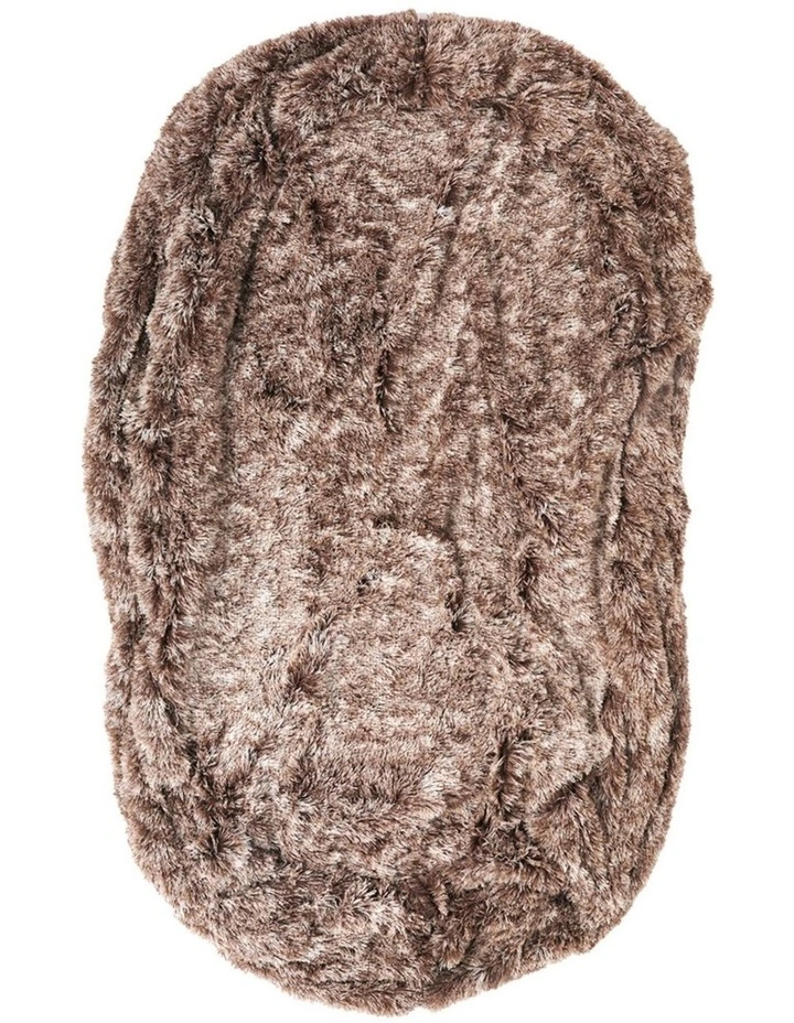 Washable Replacement Zipper Pet Bed Cover 180cm in Brown image 1