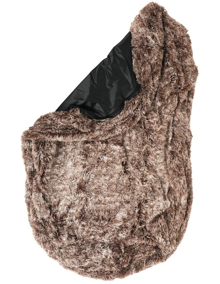 Washable Replacement Zipper Pet Bed Cover 180cm in Brown image 4