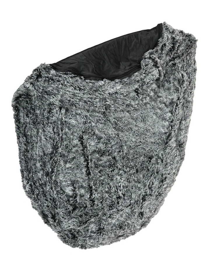 Washable Replacement Zipper Pet Bed Cover 180cm in Charcoal image 4