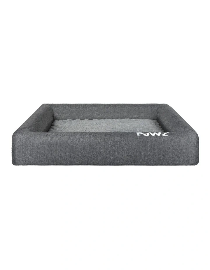 Washable Memory Foam Pet Sofa Bed M in Grey image 4