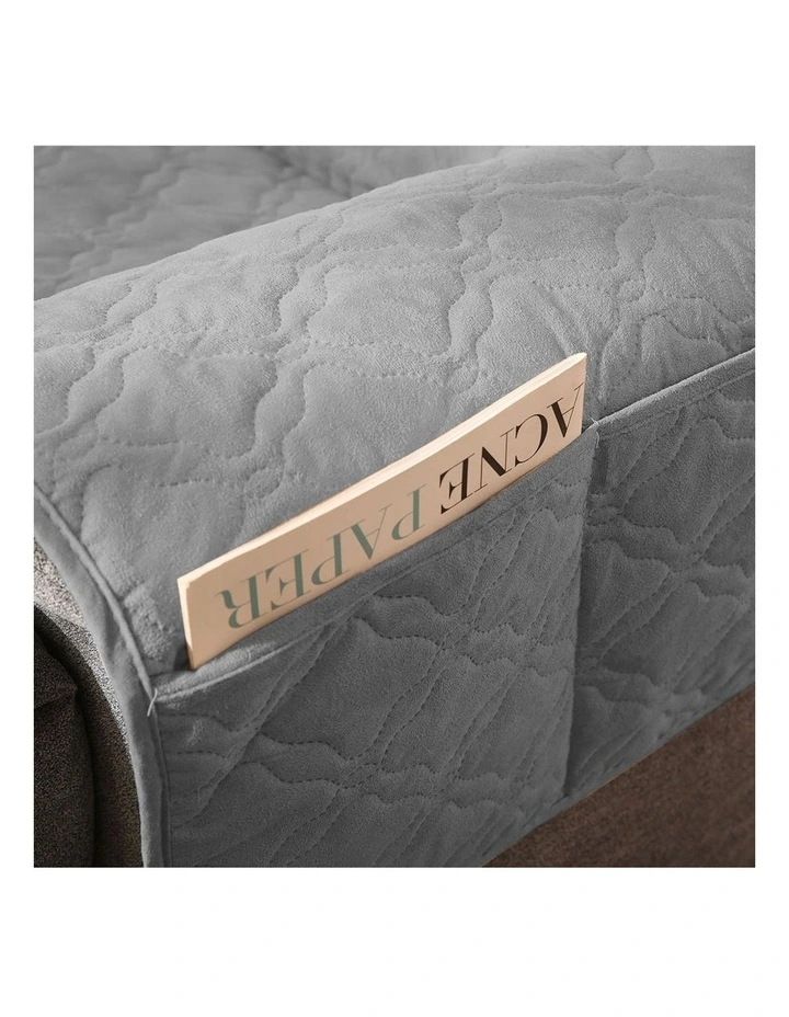 Waterproof Recliner Sofa Slipcover in Grey image 4