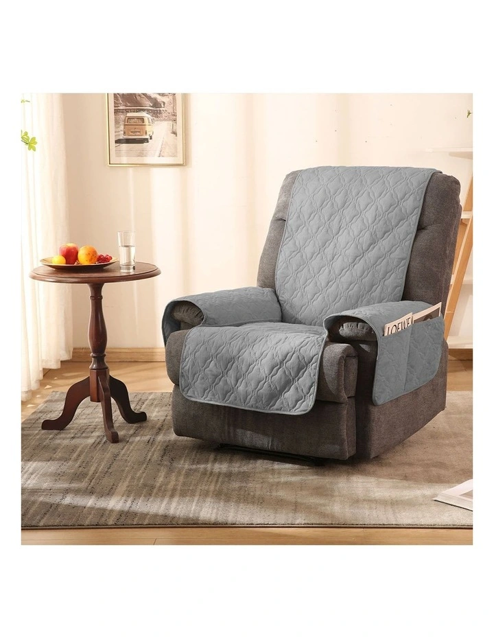 Waterproof Recliner Sofa Slipcover in Grey image 7