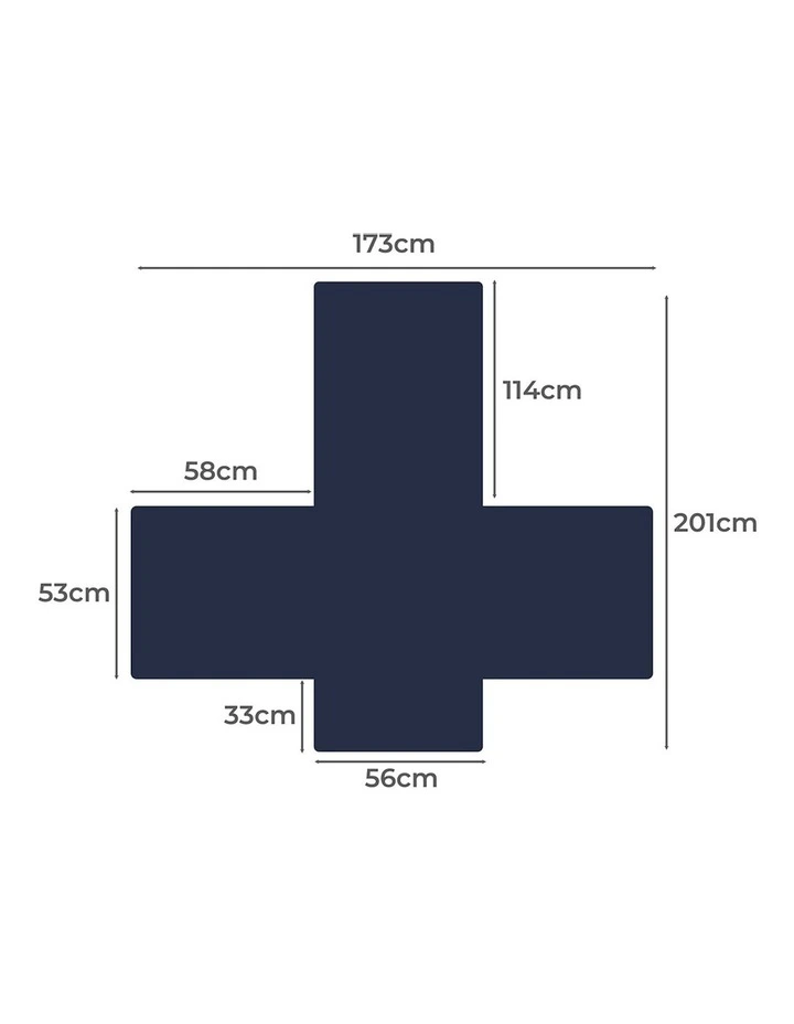 Waterproof Recliner Sofa Slipcover M in Navy image 3