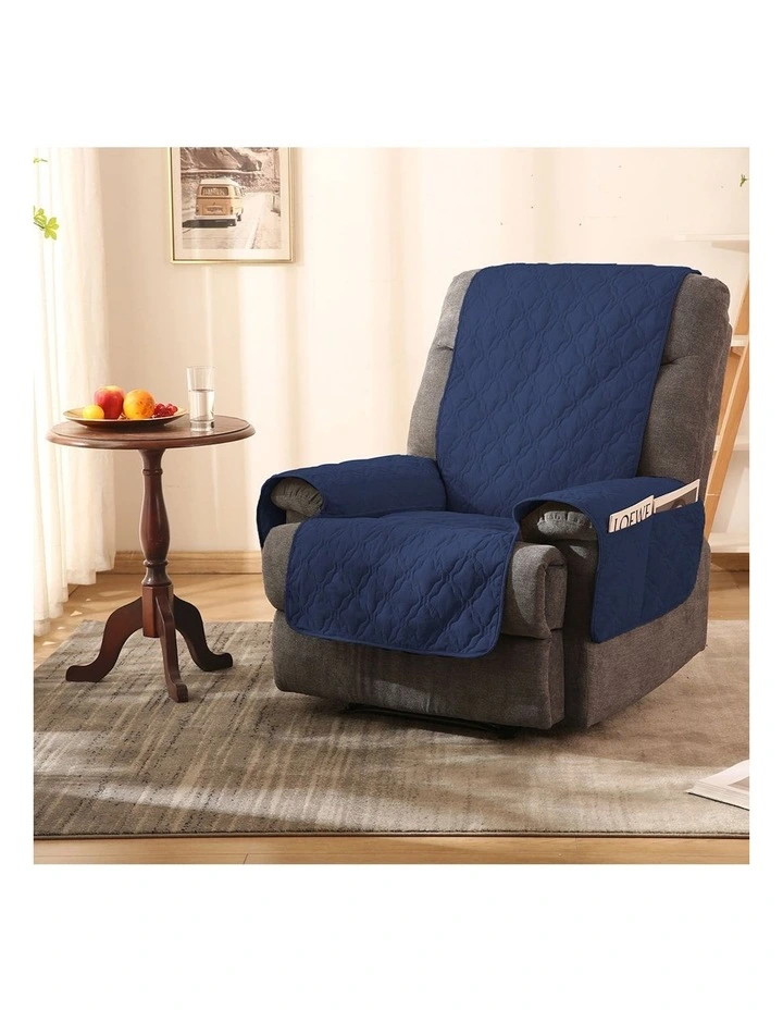 Waterproof Recliner Sofa Slipcover M in Navy image 7