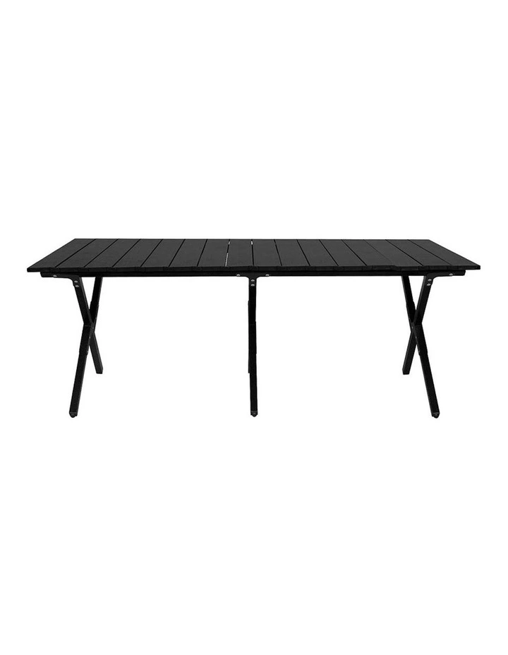 Folding Camping Table Chair in Black image 2