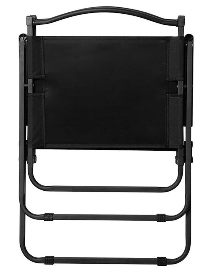 4 Pieces Foldable Camping Chair in Black image 5