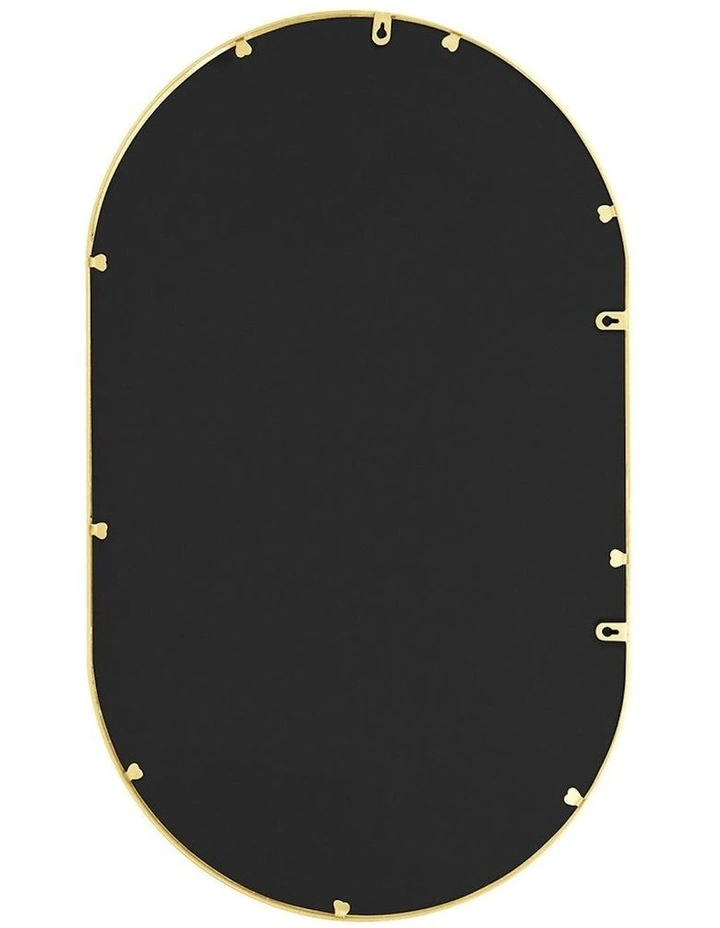 Frame Gold Oval Wall Mirror in Gold image 6