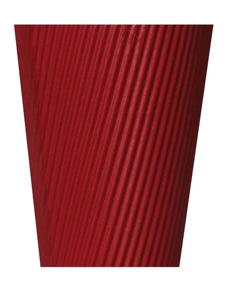 8oz Disposable Takeaway Coffee Paper Cups With Lids 1000 Pieces in Red image 4