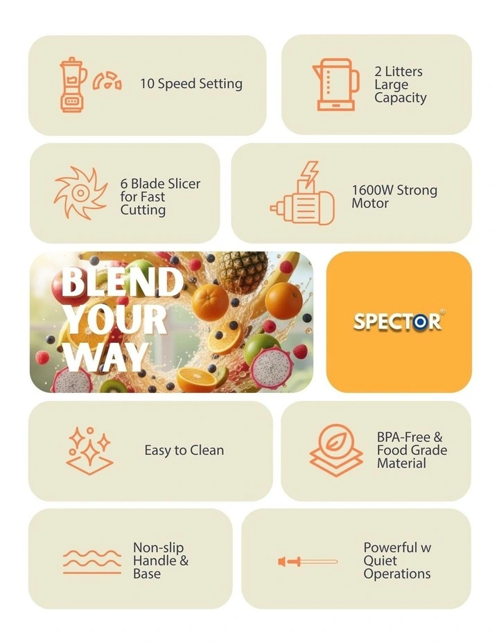 Commercial Blender 2L image 4