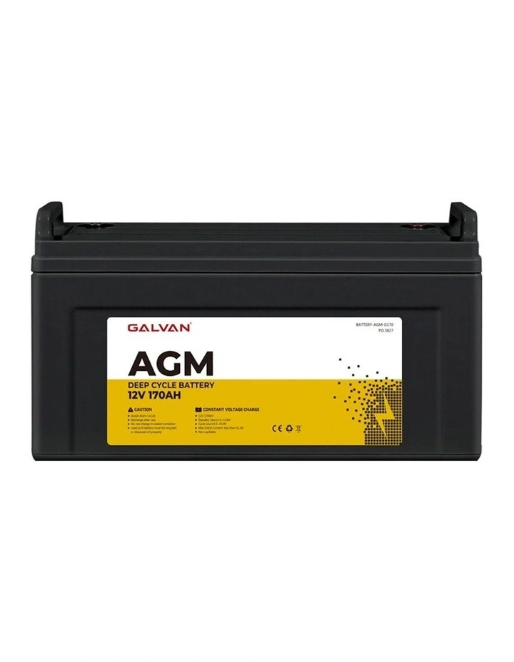 12V 170Ah AGM Deep Cycle Lead Acid Battery image 1
