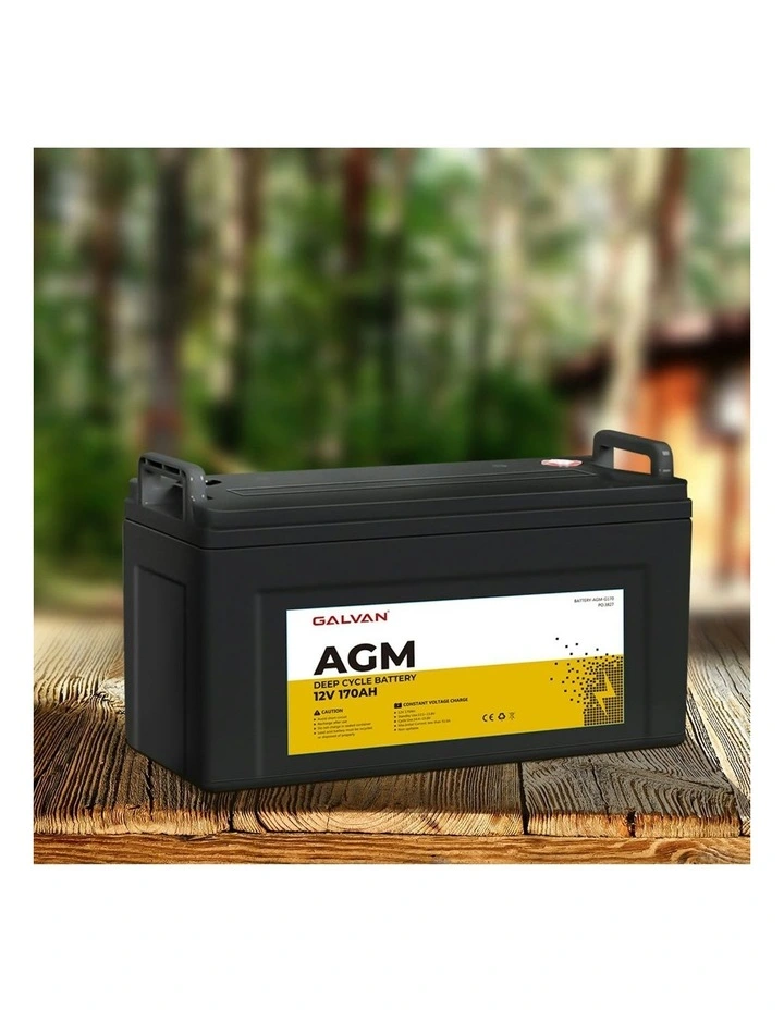 12V 170Ah AGM Deep Cycle Lead Acid Battery image 7