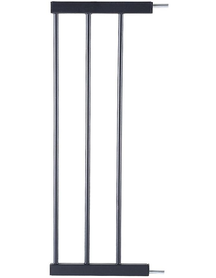 Baby Safety Gate and Pet Barrier Adjustable 20cm Door Extension Panel in Black