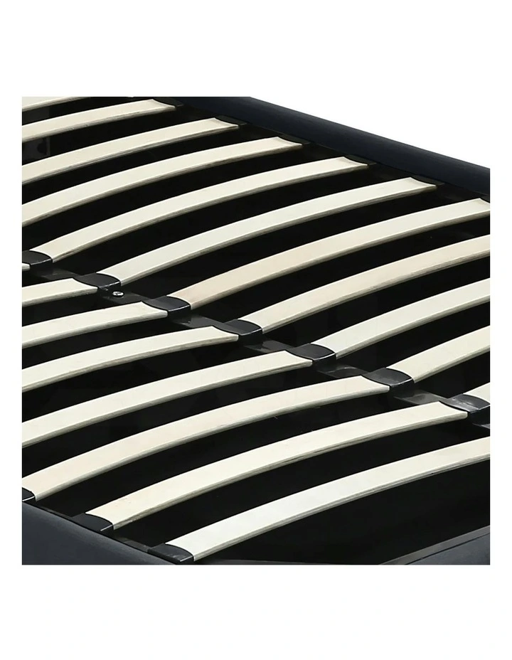 Double Size Gas Lift Bed Frame in Dark Grey image 4