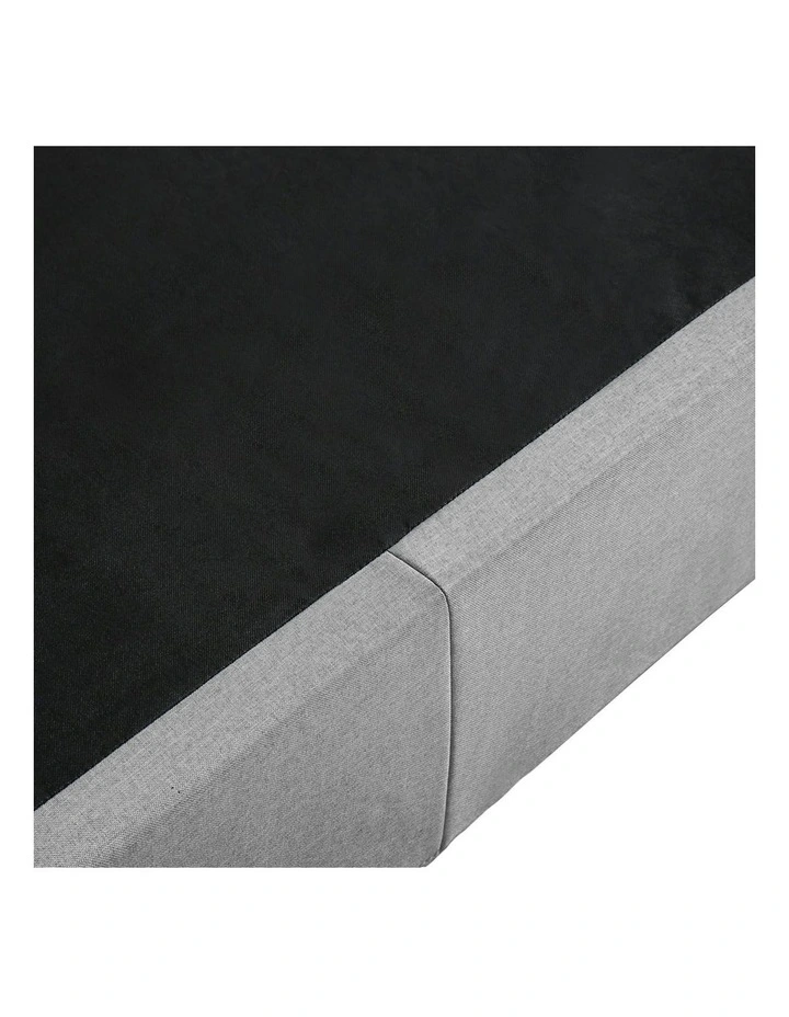 Levede Bed Frame Queen Tufted Mattress Platform Gas Lift Storage in Grey image 5
