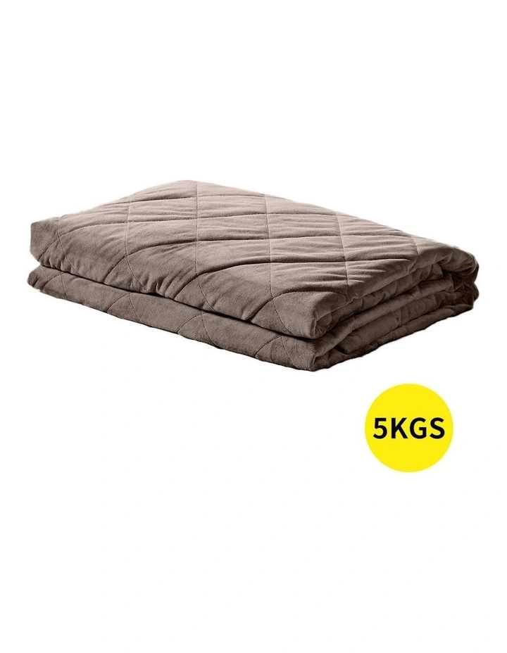 Anti Anxiety Weighted Blanket 5kg in Mink image 1