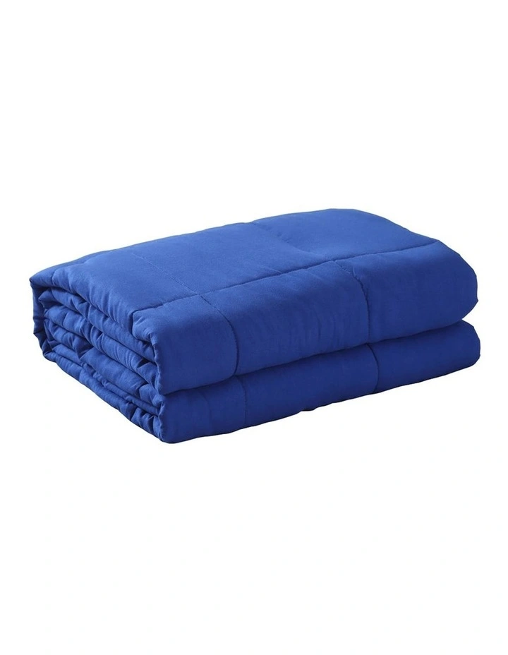 Double Heavy Gravity Deep Relax Weighted Blanket in Navy image 1