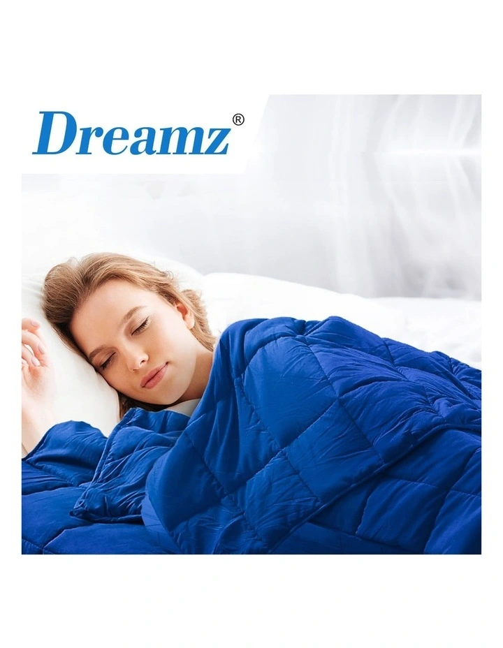 Double Heavy Gravity Deep Relax Weighted Blanket in Navy image 7