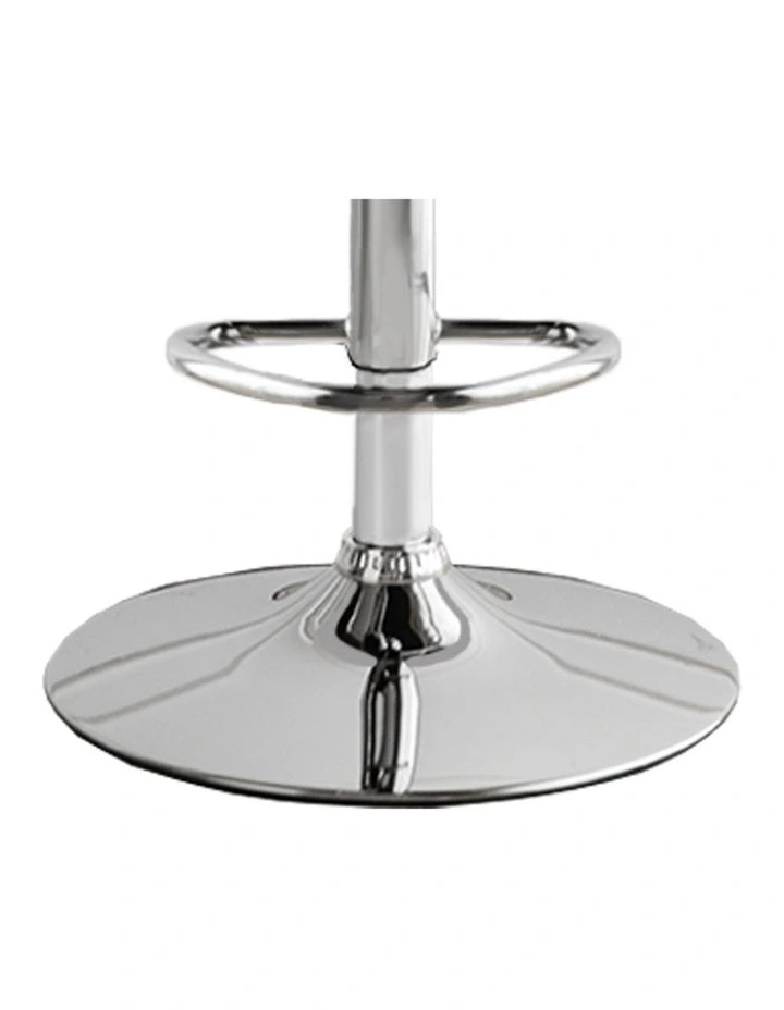 Levede Black Gas Lift Wooden Metal Bar Stool 1x image 5