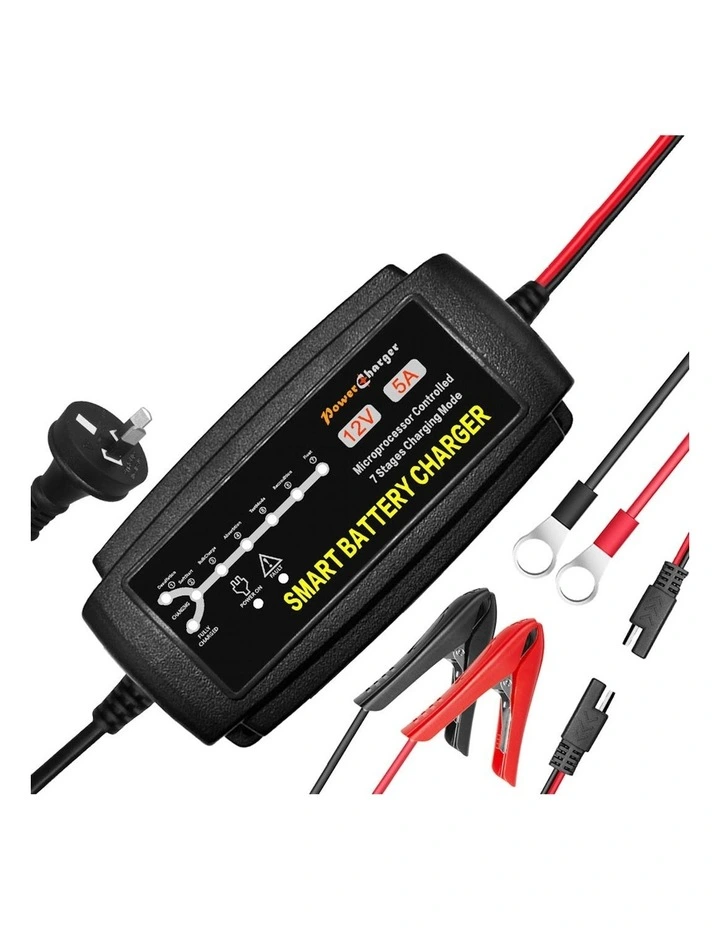 Trickle Smart Repair Lead-acid AGM Battery Charger 12V 5A image 1