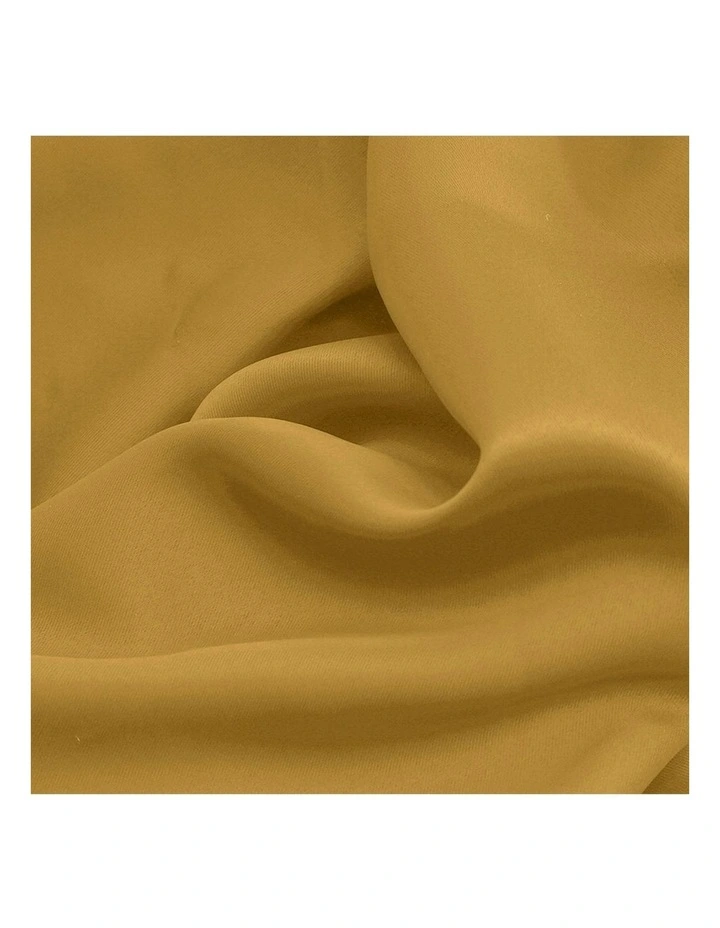 3 Layers Blockout Eyelet Curtains 2x 300x230cm in Mustard image 5