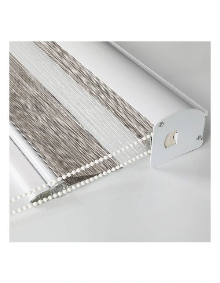 Blackout Zebra Roller Blind Curtains 150x210 in Beige image 5