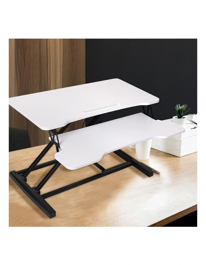 Levede Office Desk Riser in White | MYER